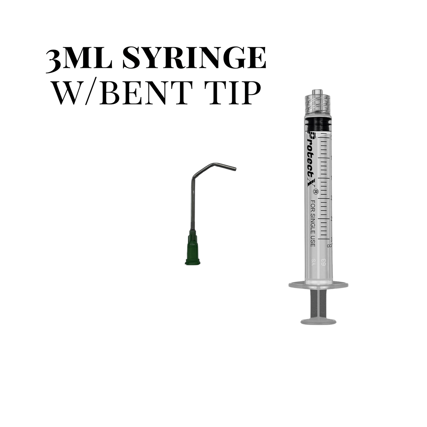 3ML DISPENSING SYRINGE WITH 2IN BLUNT TIP - BEST SELLER