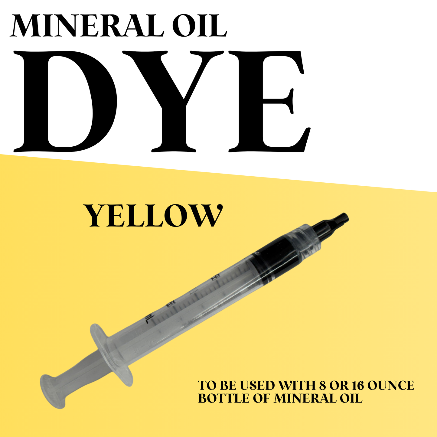 Dual Lava Dye for Mineral Oil