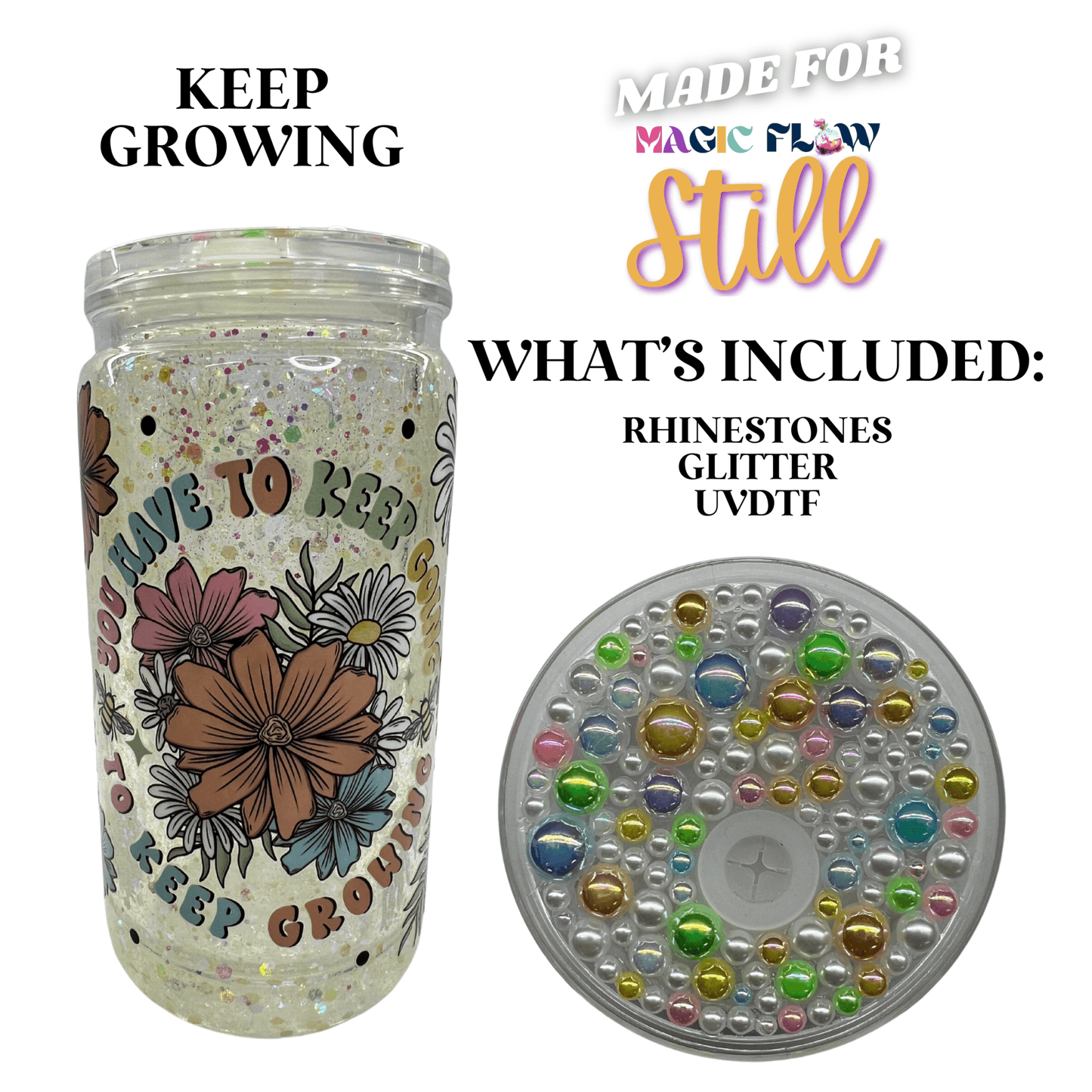EMBELLISHMENT KITS FOR 16OZ SNOW GLOBE TUMBLER - BUNDLE