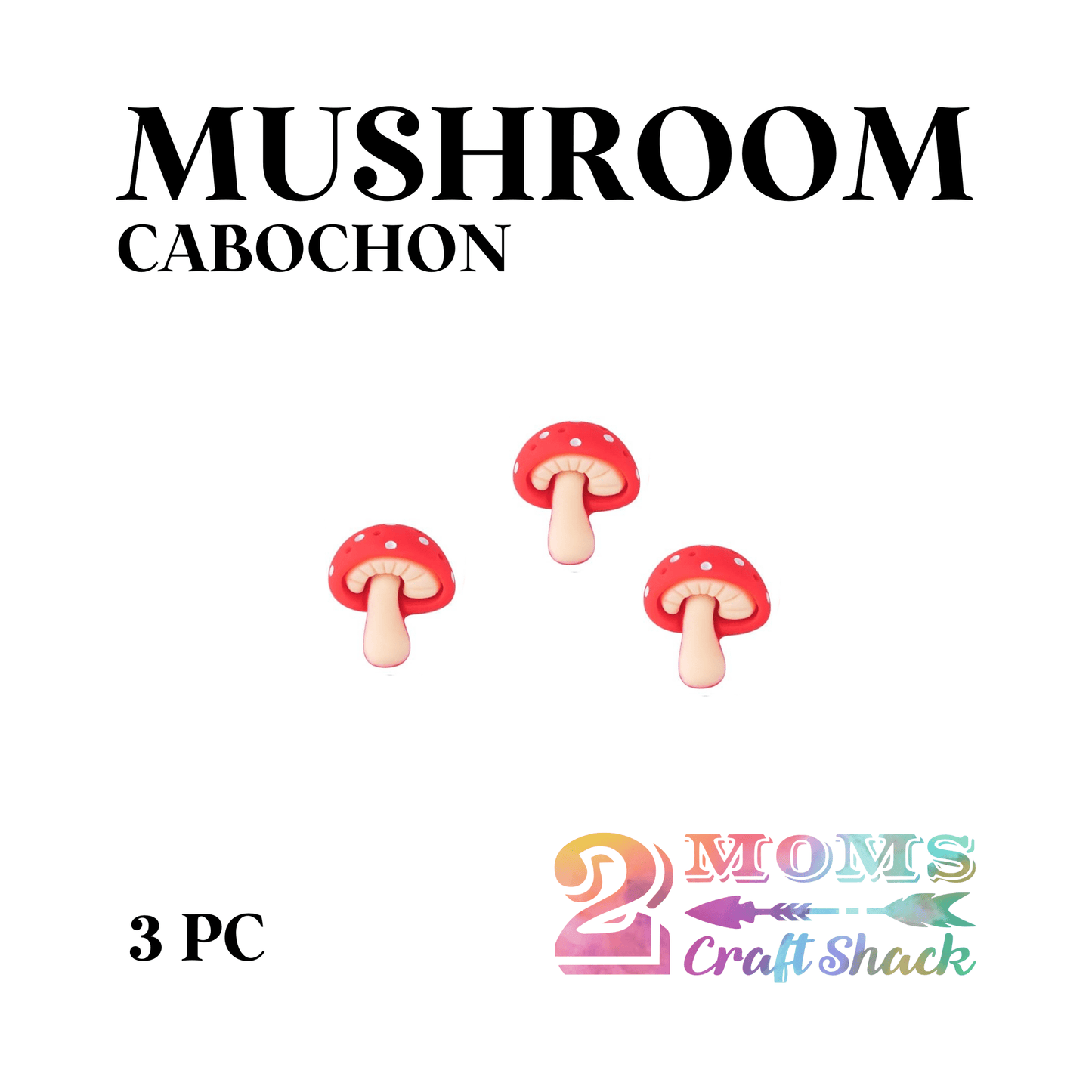 MUSHROOM CABOCHON - CRAFT SUPPLIES