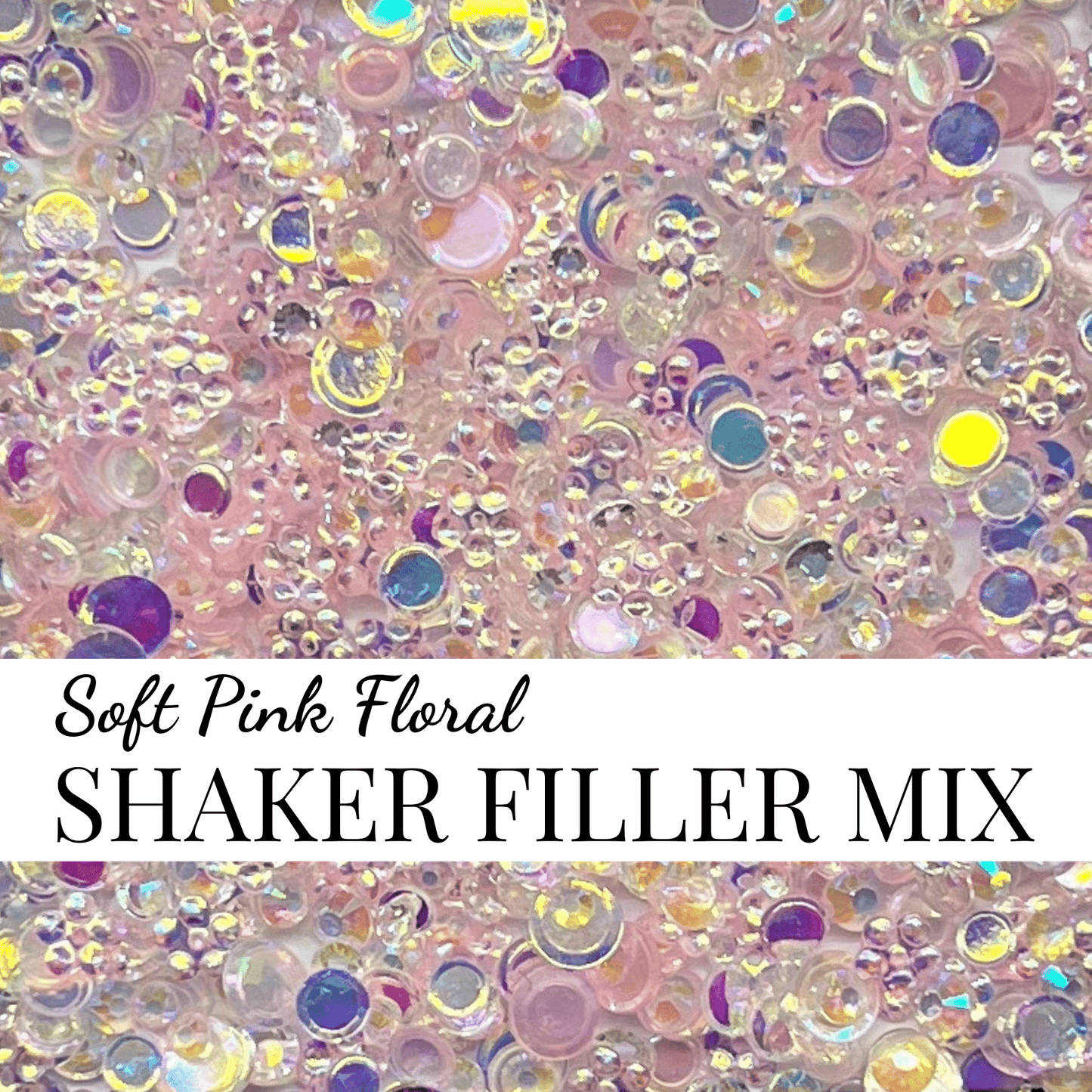 SHAKER FILLER MIX - FLORAL - CABOCHON