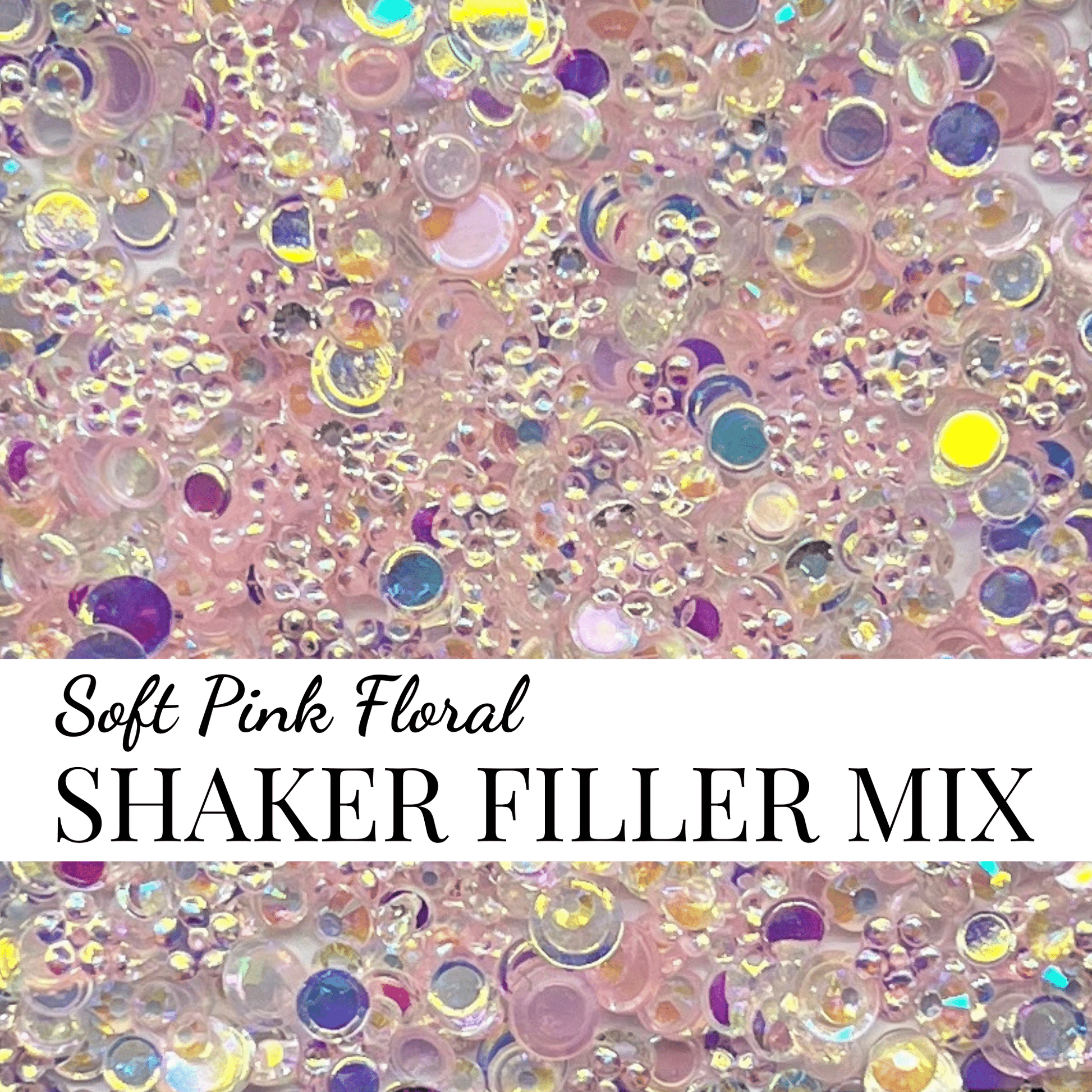 SHAKER FILLER MIX - FLORAL - CABOCHON