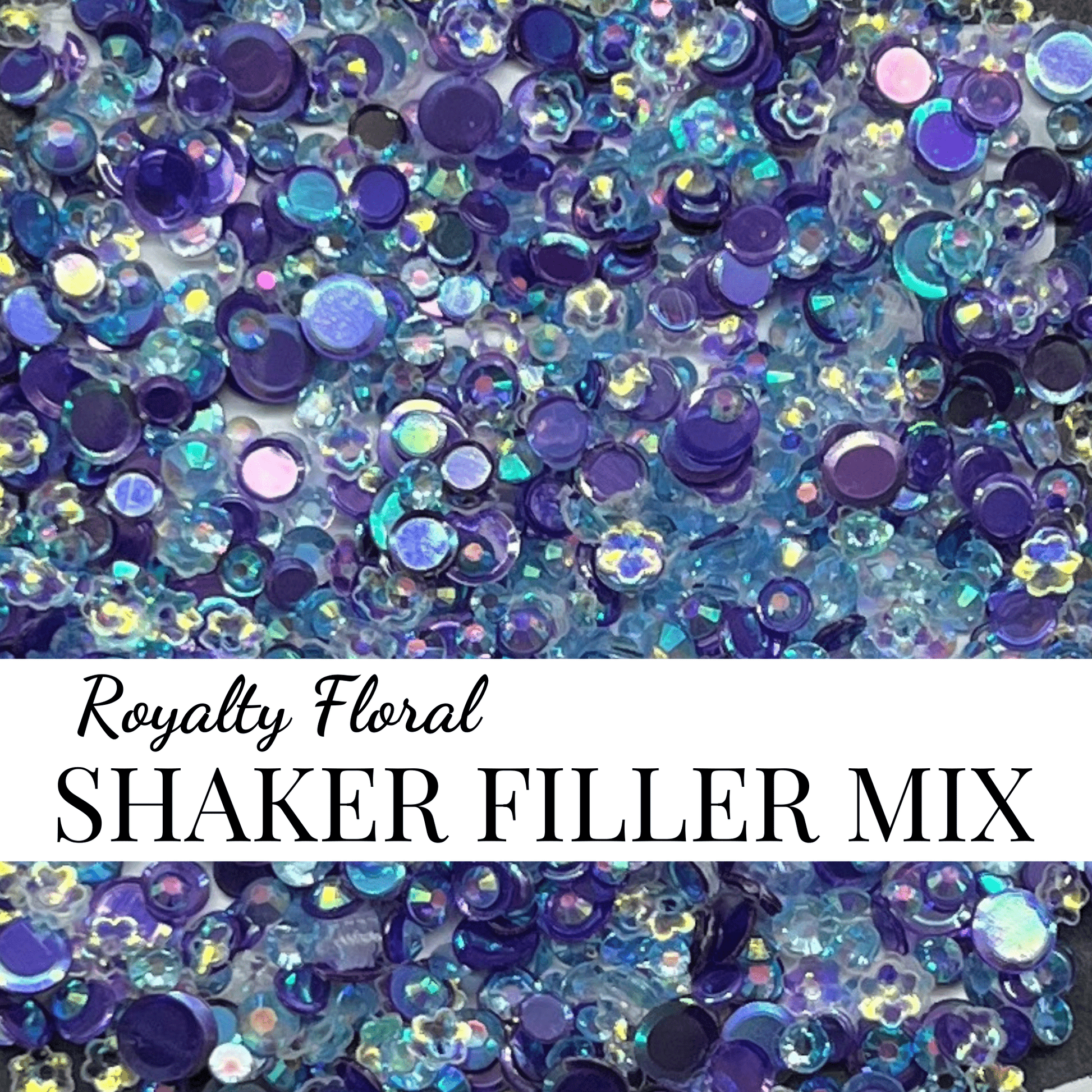 SHAKER FILLER MIX - FLORAL - CABOCHON