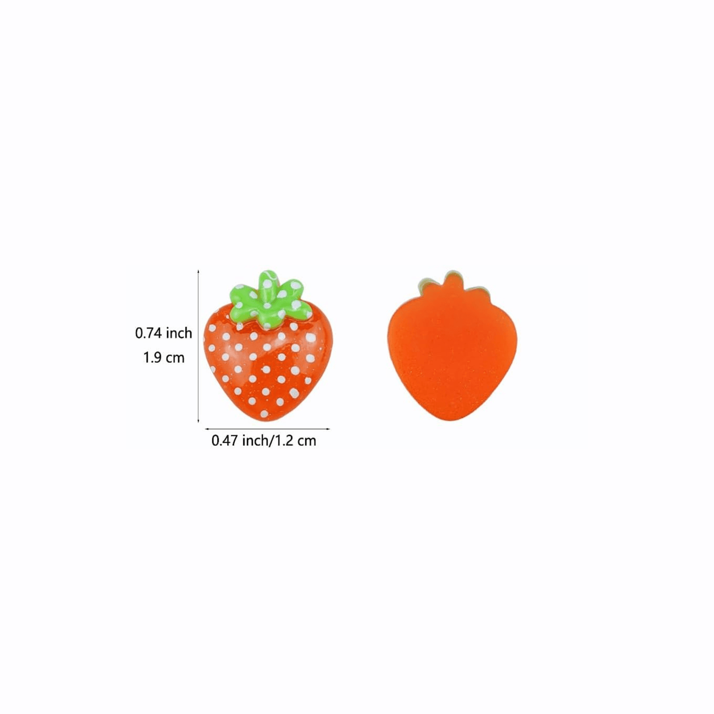 STRAWBERRY CABOCHON - CRAFT SUPPLIES