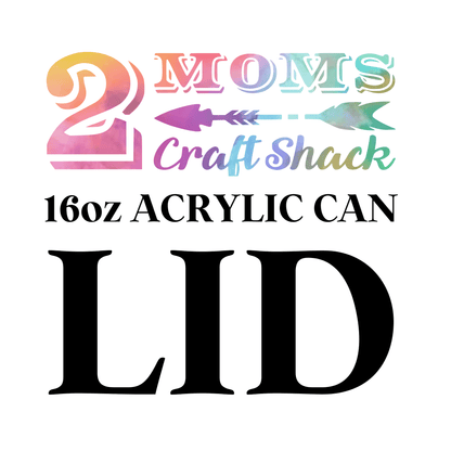 16oz ACRYLIC CAN LID - CRAFT SUPPLIES