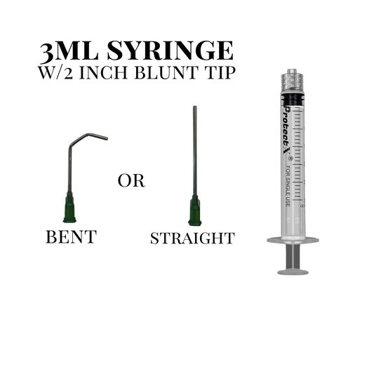 3ML DISPENSING SYRINGE WITH 2IN BLUNT TIP