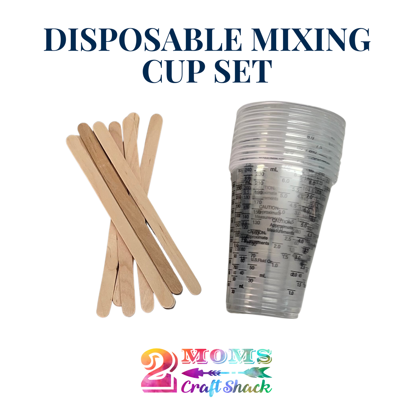 DISPOSABLE MIXING CUP SET