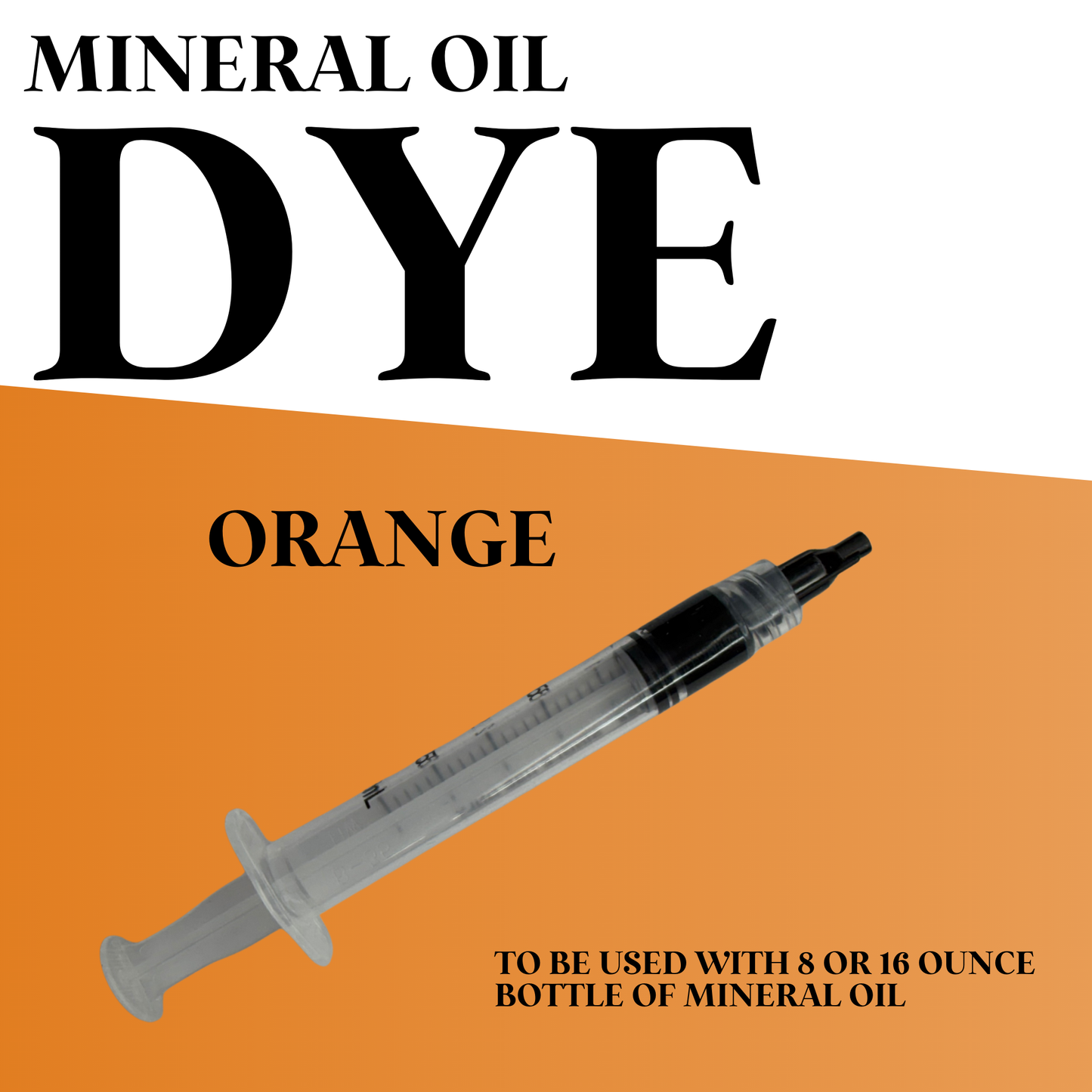 Dual Lava Dye for Mineral Oil