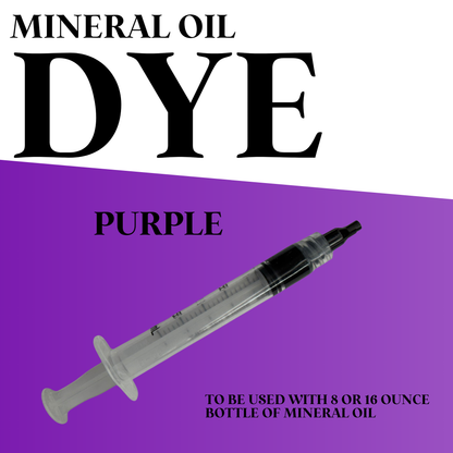 Dual Lava Dye for Mineral Oil