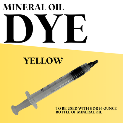 Dual Lava Dye for Mineral Oil