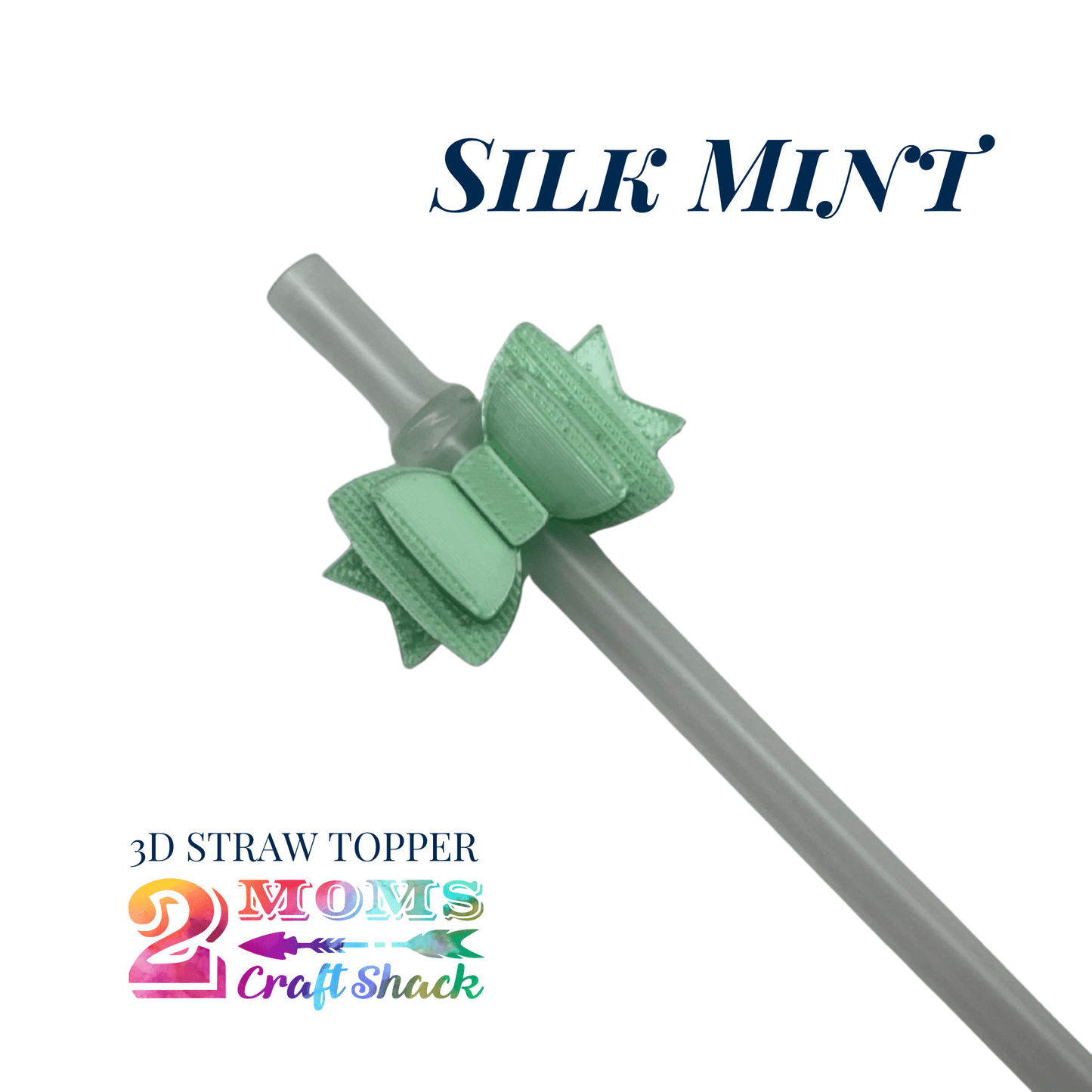 BOW - 3D STRAW TOPPER - NEW