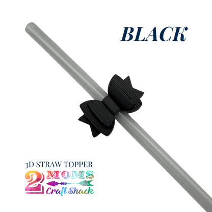 BOW - 3D STRAW TOPPER - NEW