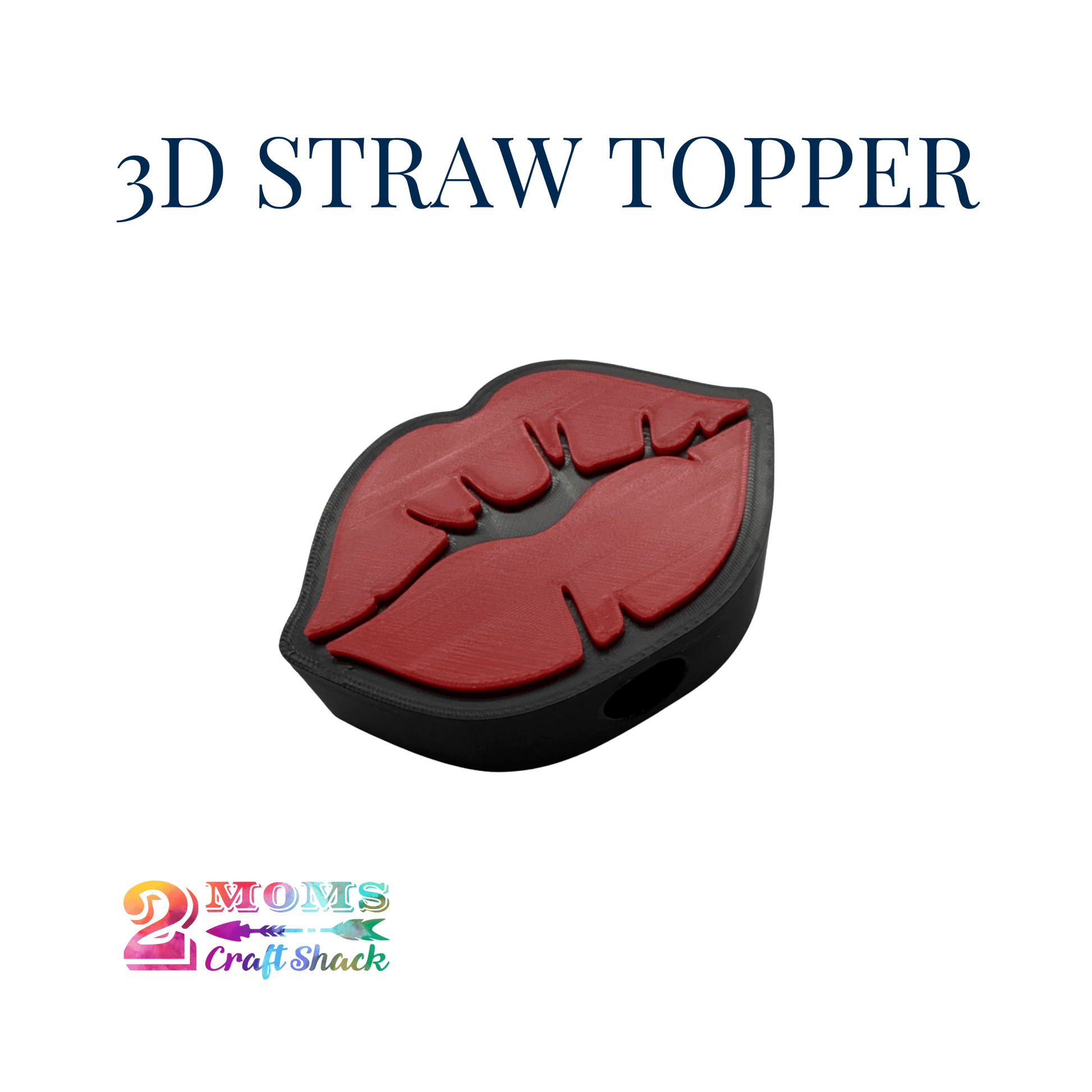 LIPS - 3D STRAW TOPPER - NEW