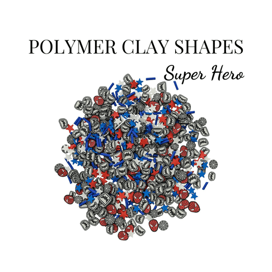 POLYMER CLAY SHAPES - SUPER HERO - CLAY
