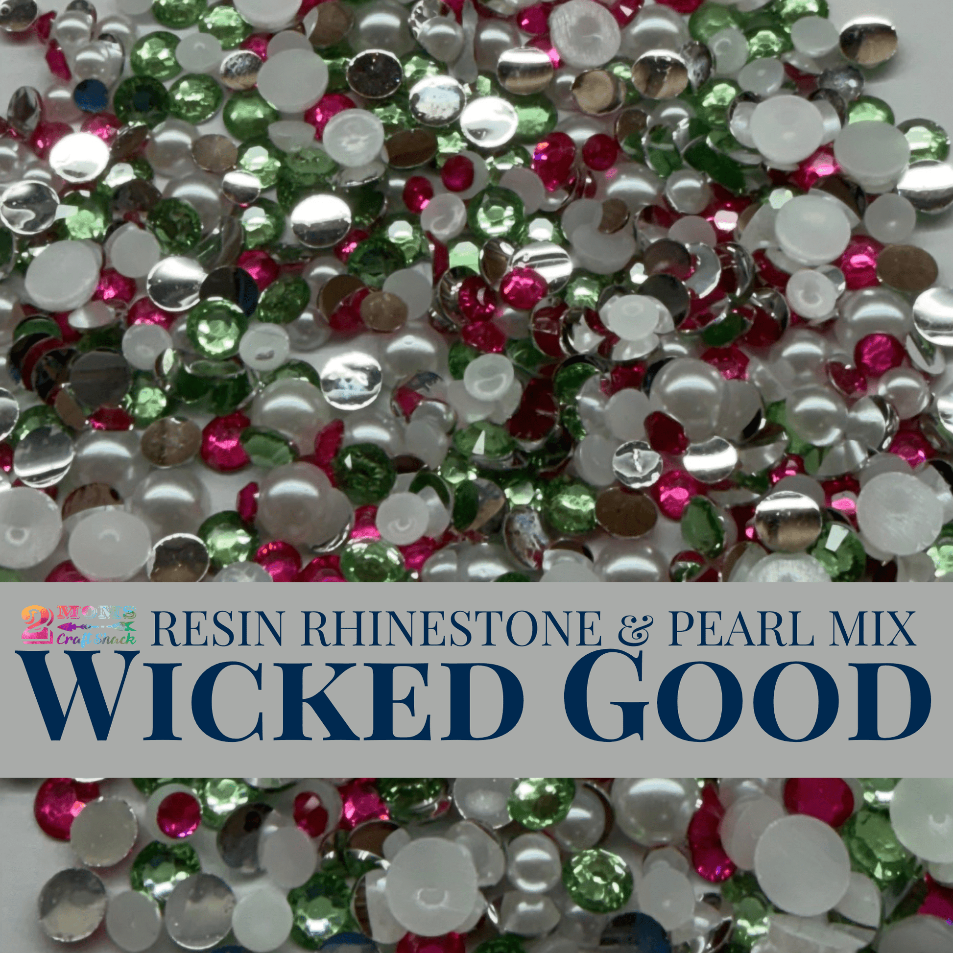 Resin Rhinestone & Pearl Mix - WICKED GOOD - NEW