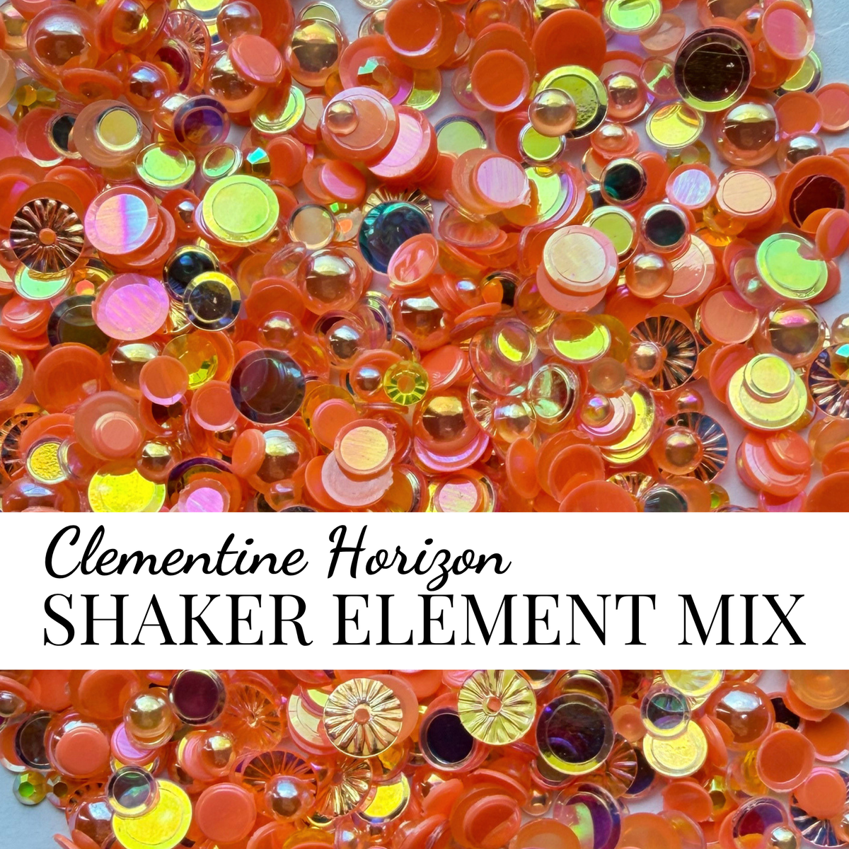 SHAKER FILLER MIX - CLEMENTINE HORIZON - EMBELLISHMENT