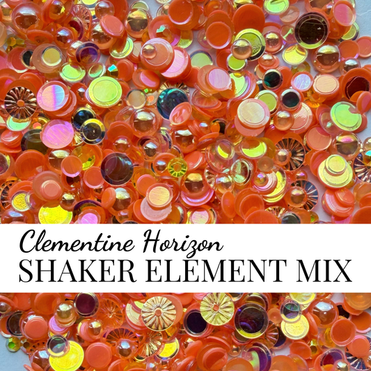 SHAKER FILLER MIX - CLEMENTINE HORIZON - EMBELLISHMENT