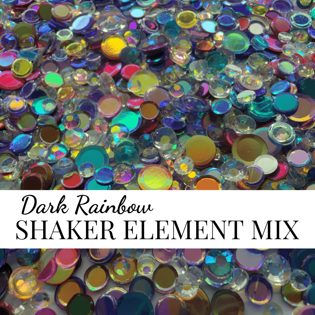 SHAKER FILLER MIX - DARK RAINBOW - 2 Moms Craft Shack