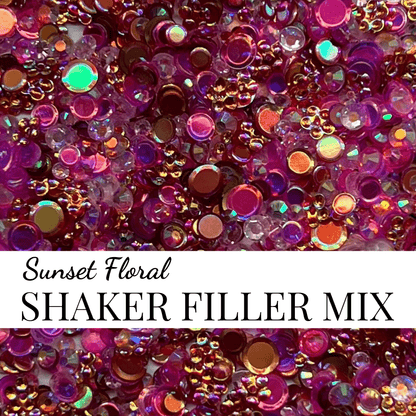 SHAKER FILLER MIX - FLORAL - CABOCHON