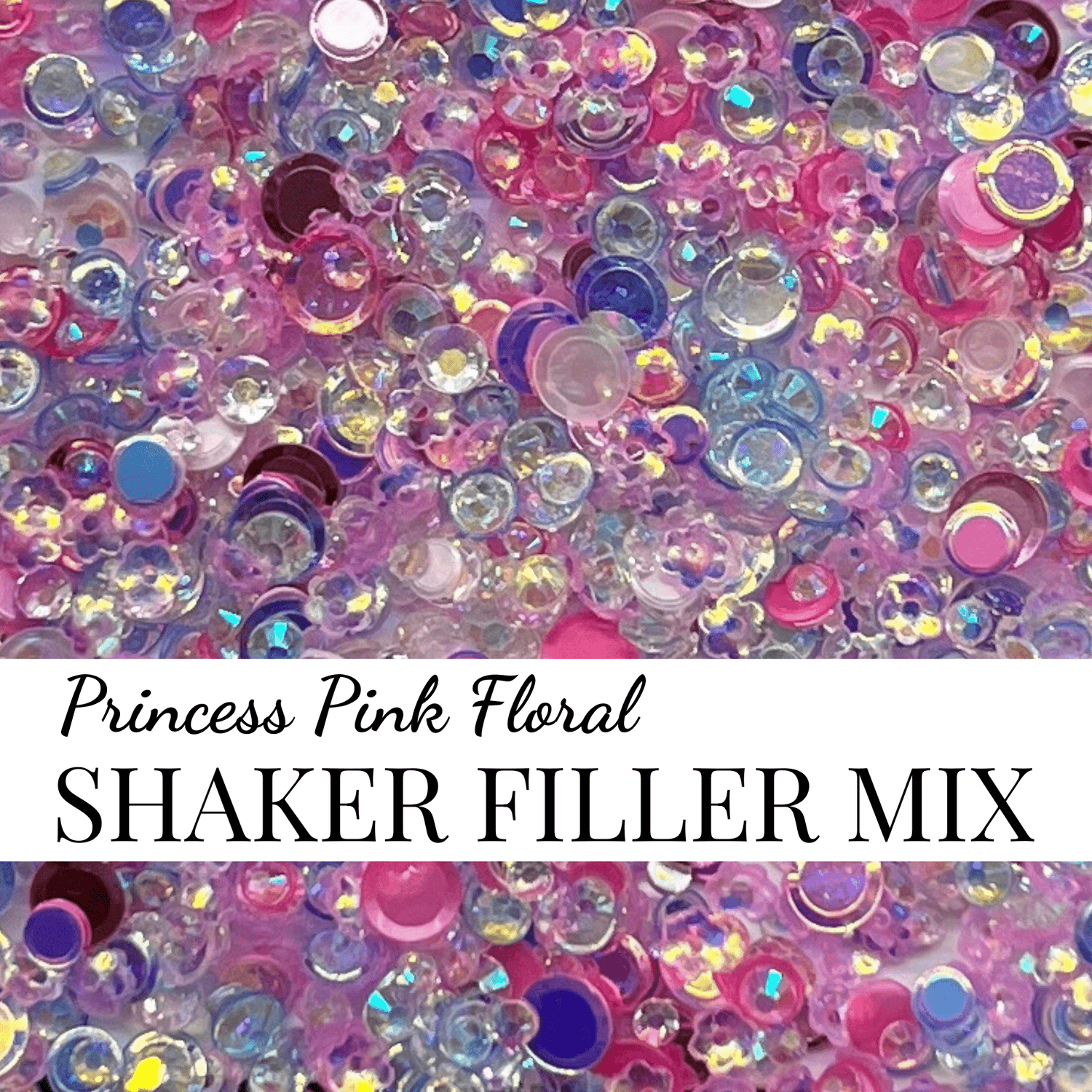 SHAKER FILLER MIX - FLORAL - CABOCHON