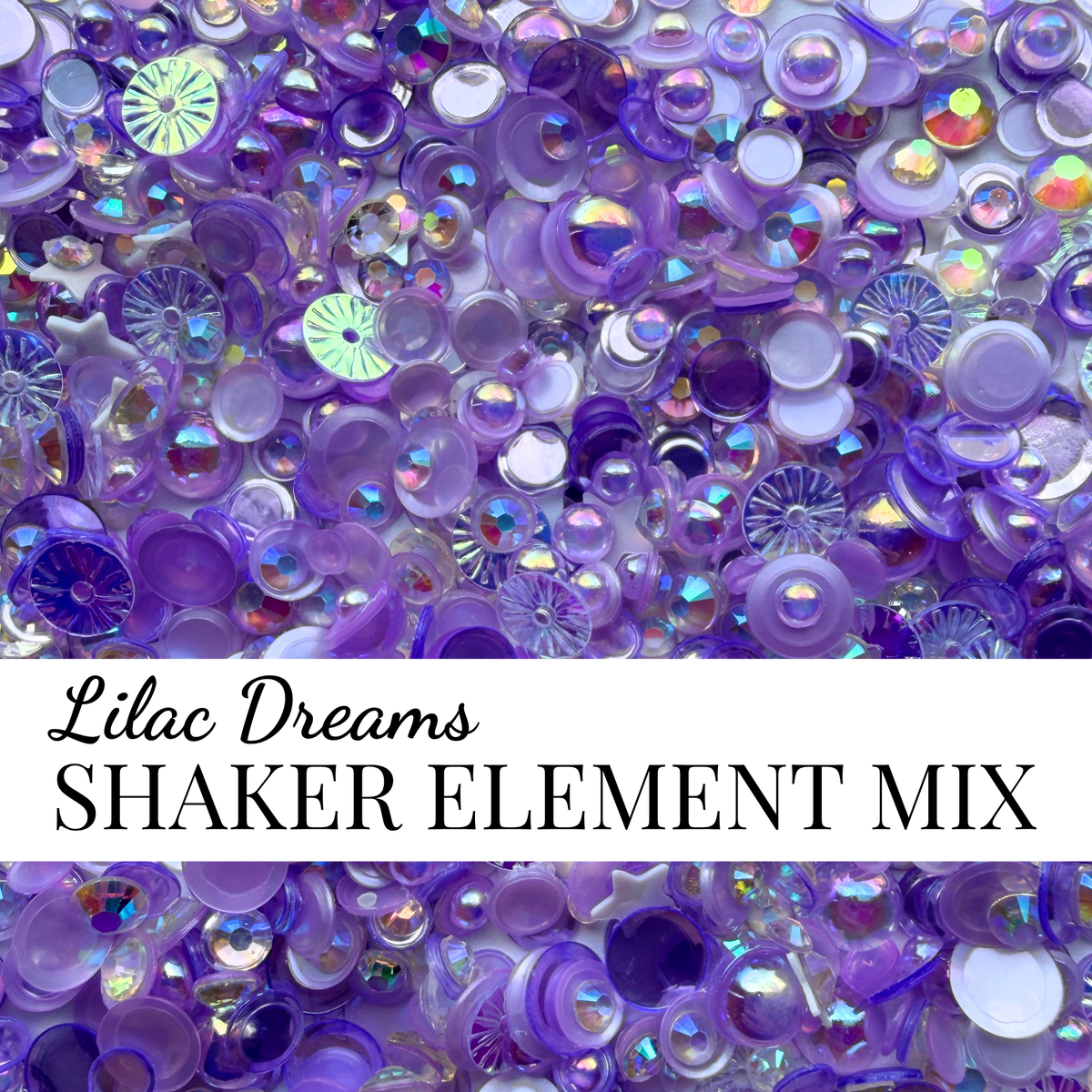 SHAKER FILLER MIX - LILAC DREAMS - EMBELLISHMENT