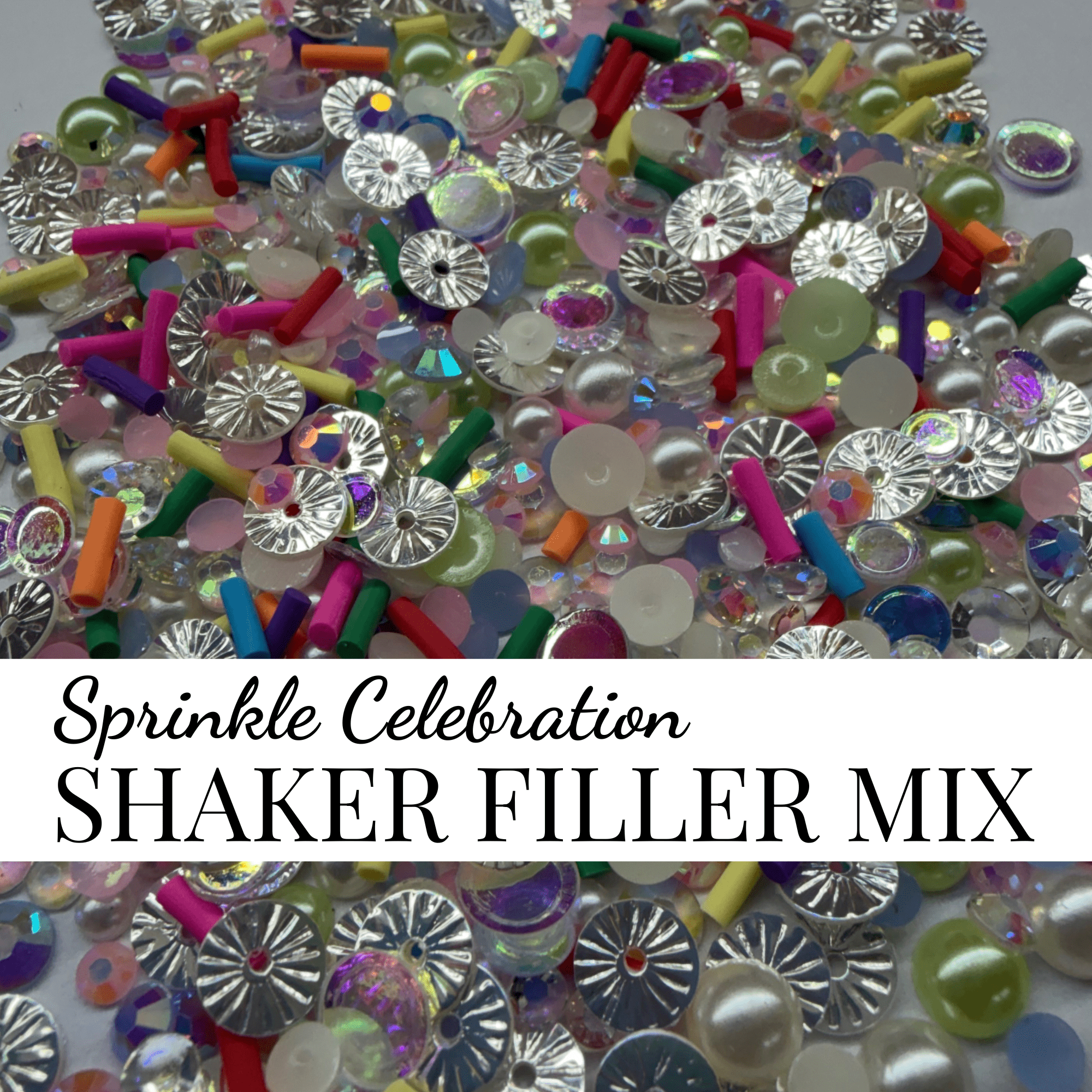 SHAKER FILLER MIX - SPRINKLE CELEBRATION - 2 Moms Craft Shack