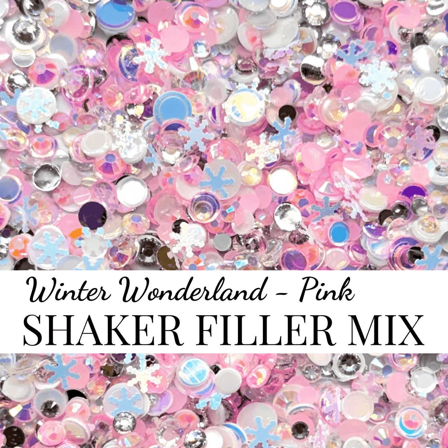 SHAKER FILLER MIX - WINTER WONDERLAND - CABOCHON