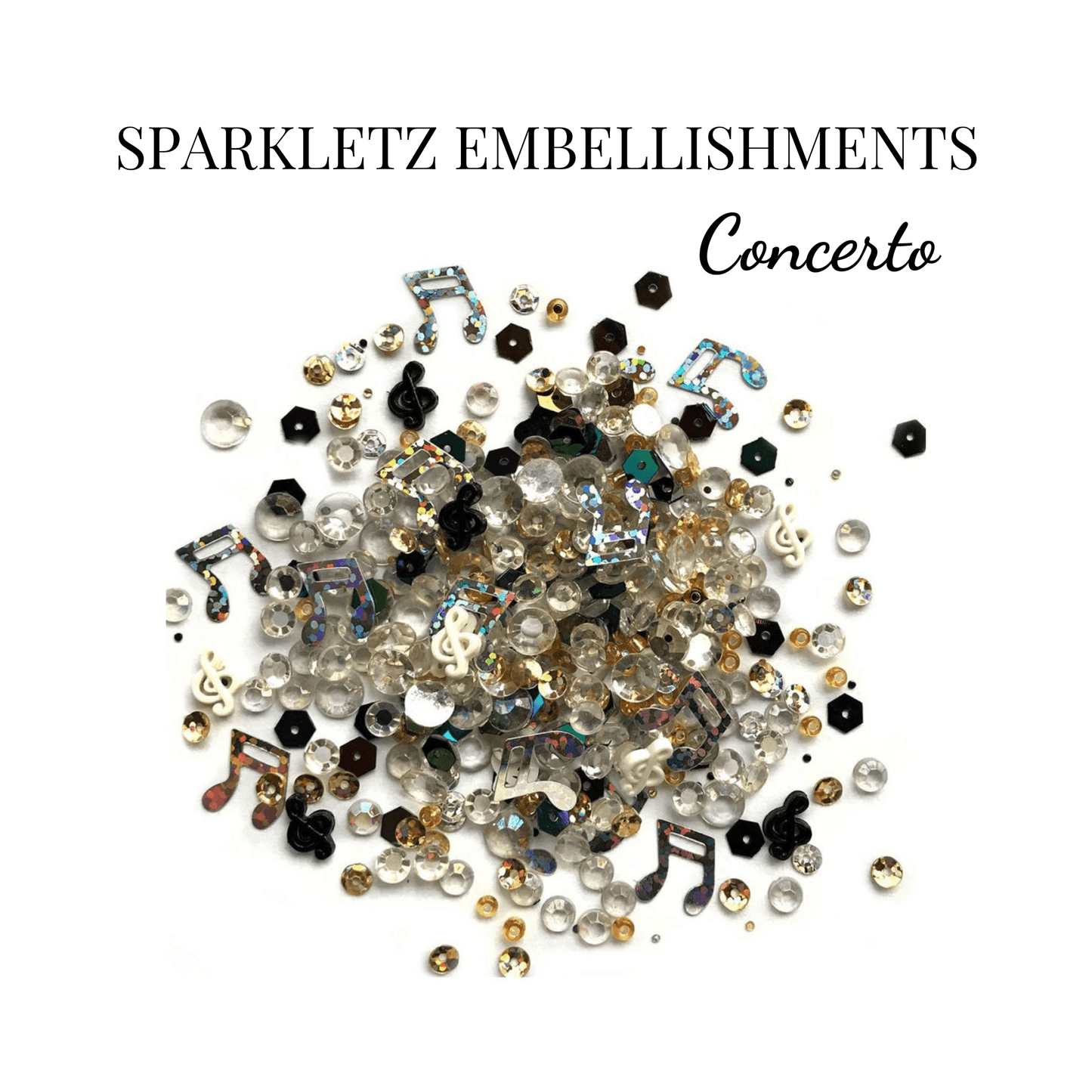 Sparkletz Embellishments - CONCERTO - CABOCHON