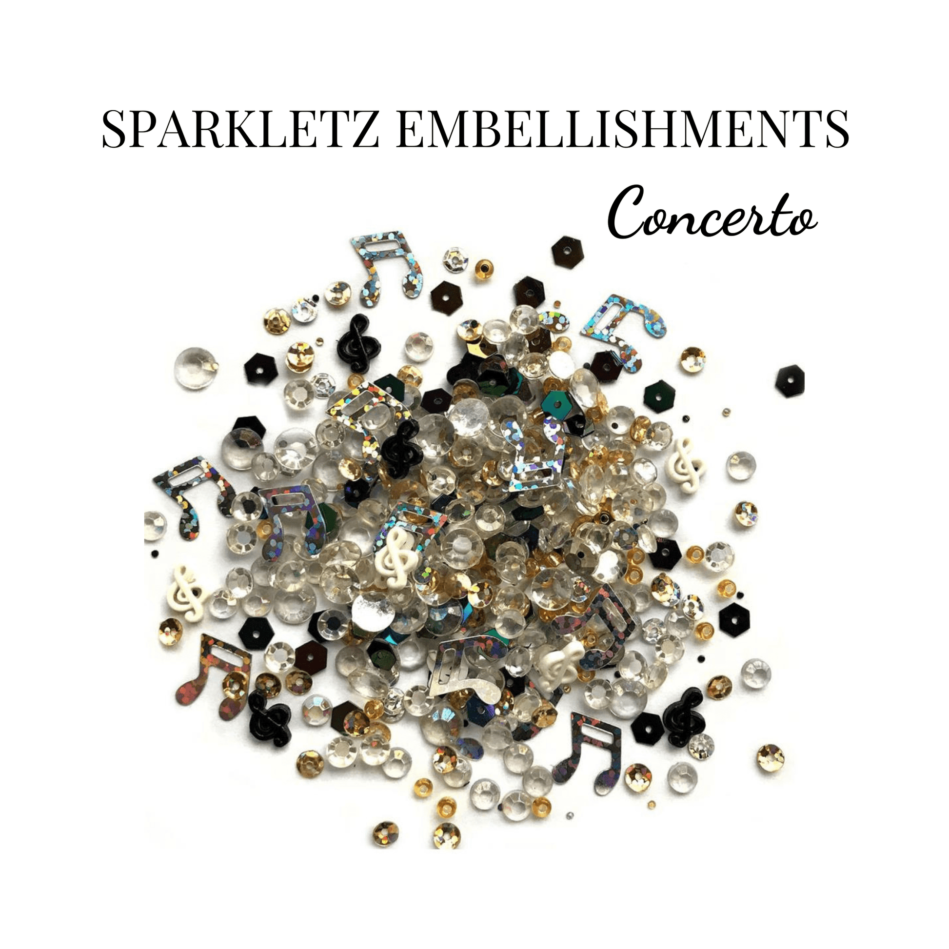Sparkletz Embellishments - CONCERTO - CABOCHON