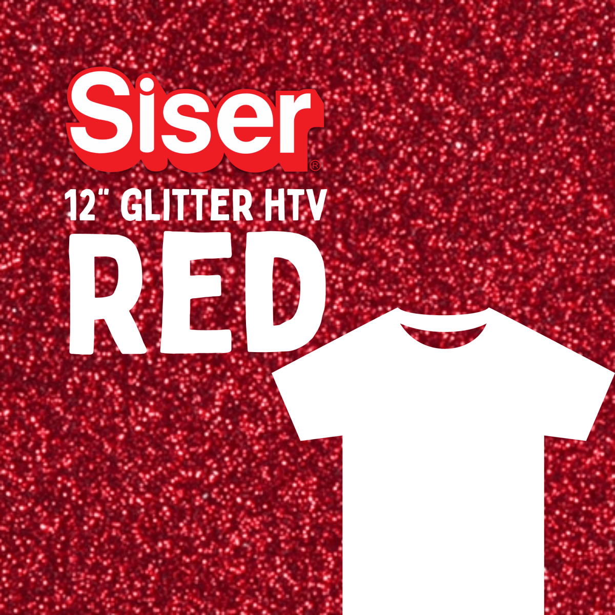 12" SISER GLITTER HTV - GLITTER