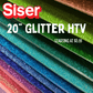 CLOSEOUT - 20" SISER GLITTER HTV - 20"