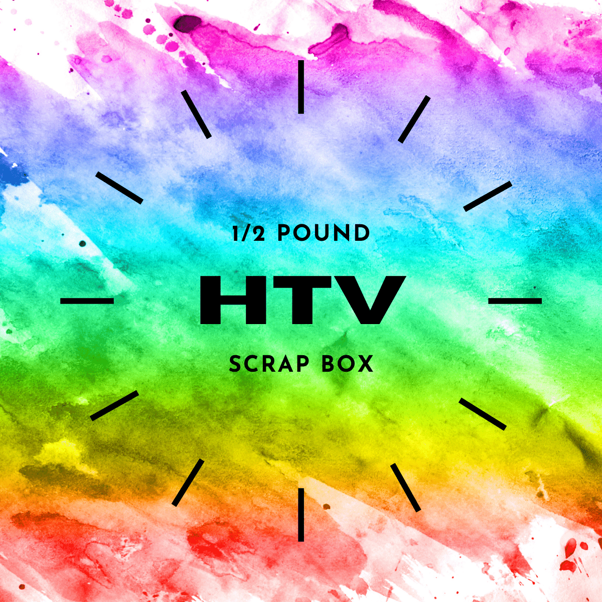 HALF POUND HTV SCRAP BOX - CLOSEOUT