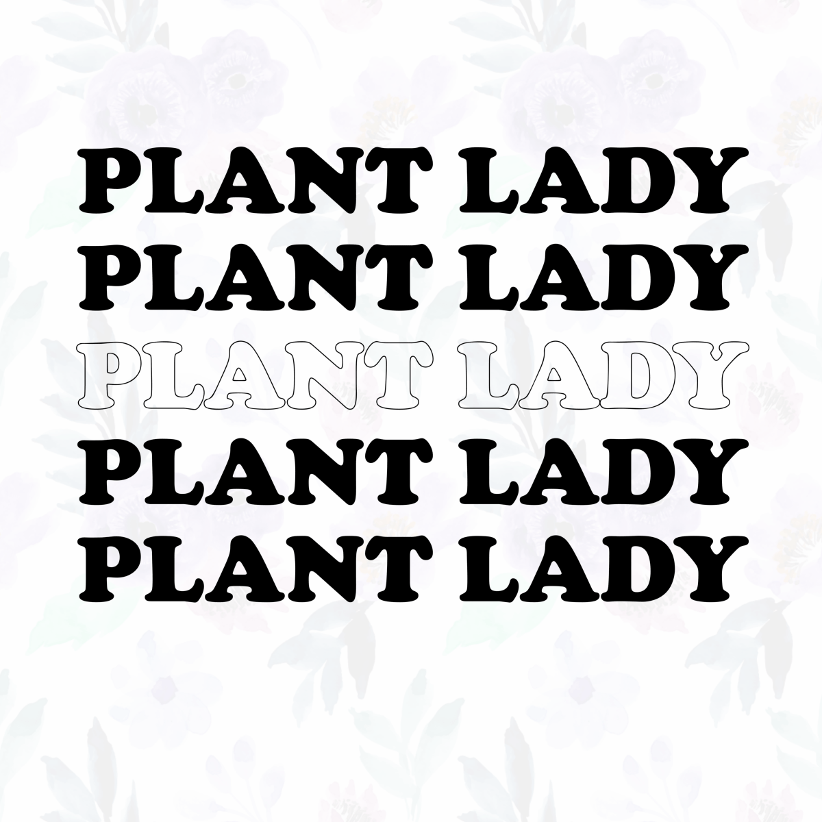 PLANT LADY RETRO - DIGITAL